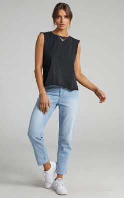 Showpo Gia Tee In Washed Black 11 Showpo Gia Tee In Washed Black -Showpo Women's Clothing Store 04.08.2021 Kieran x Evette x Stas10956