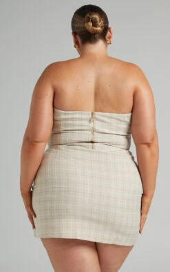 Showpo Maddiline Wrap Mini Skirt In Sand Check 15 Showpo Maddiline Wrap Mini Skirt In Sand Check -Showpo Women's Clothing Store 08.02.22 Riley x Sarah x Anthony85119