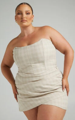 Showpo Maddiline Wrap Mini Skirt In Sand Check 11 Showpo Maddiline Wrap Mini Skirt In Sand Check -Showpo Women's Clothing Store 08.02.22 Riley x Sarah x Anthony85124