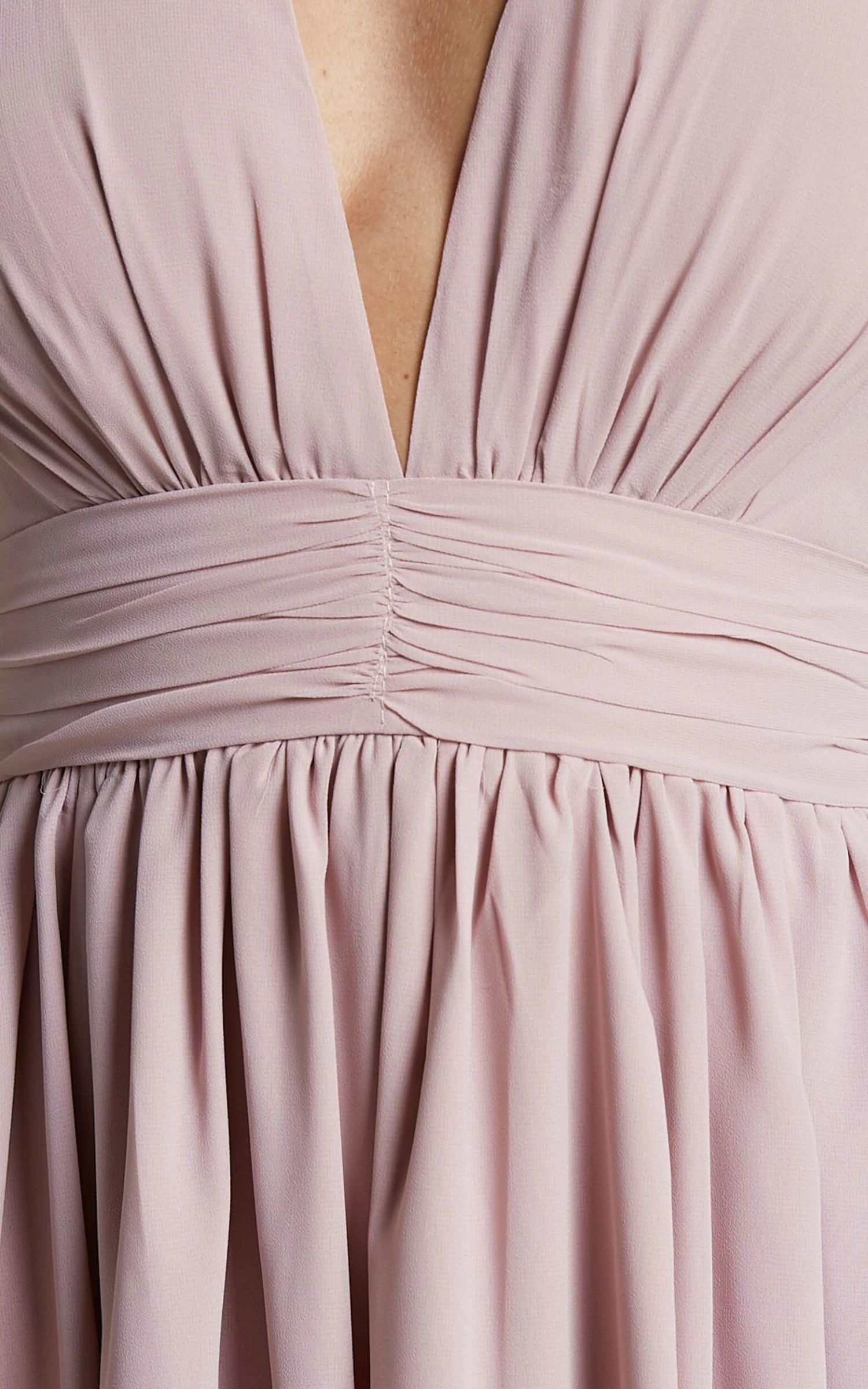 Showpo December Empire Waist Maxi Dress In Dusty Pink 11 Showpo December Empire Waist Maxi Dress In Dusty Pink - Image 11