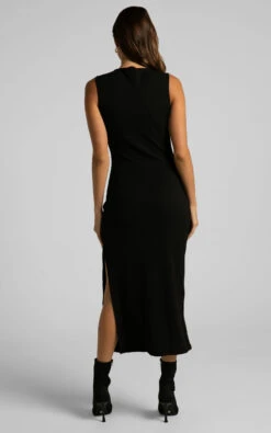 Showpo Irenie Bodycon Midi Dress In Black 14 Showpo Irenie Bodycon Midi Dress In Black -Showpo Women's Clothing Store 18.04.23 Angie x Nat x Casey72720