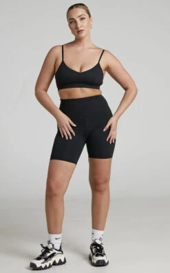 Showpo Thisbe High Waist Bike Short In Black 25 Showpo Thisbe High Waist Bike Short In Black -Showpo Women's Clothing Store 1Thisbe bike short in Black 2528SB22010016012529 1