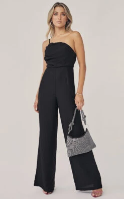 Showpo Ceceille One Shoulder Jumpsuit In Black 8 Showpo Ceceille One Shoulder Jumpsuit In Black -Showpo Women's Clothing Store 1 CECEILLE ONE SHOULDER JUMPSUIT IN BLACK