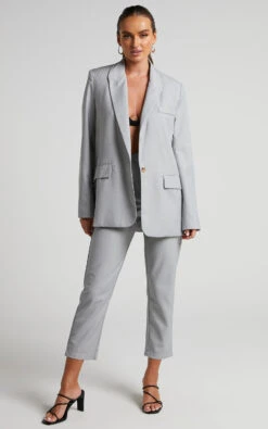 Showpo Damika Pants - High Waist Cropped Pin Tuck Pants In Light Grey 10 Showpo Damika Pants - High Waist Cropped Pin Tuck Pants In Light Grey -Showpo Women's Clothing Store 1 Damika Cropped Pin Tuck Pants in Light Grey 2528SB21070010042529 10