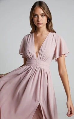 Showpo December Empire Waist Maxi Dress In Dusty Pink 13 Showpo December Empire Waist Maxi Dress In Dusty Pink -Showpo Women's Clothing Store 2