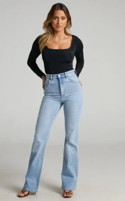 Showpo Eleonie Square Neck Ribbed Bodysuit In Black 11 Showpo Eleonie Square Neck Ribbed Bodysuit In Black -Showpo Women's Clothing Store 2 Eleonie Square Neck Ribbed Bodysuit in Black 2528ST21060038022529 4