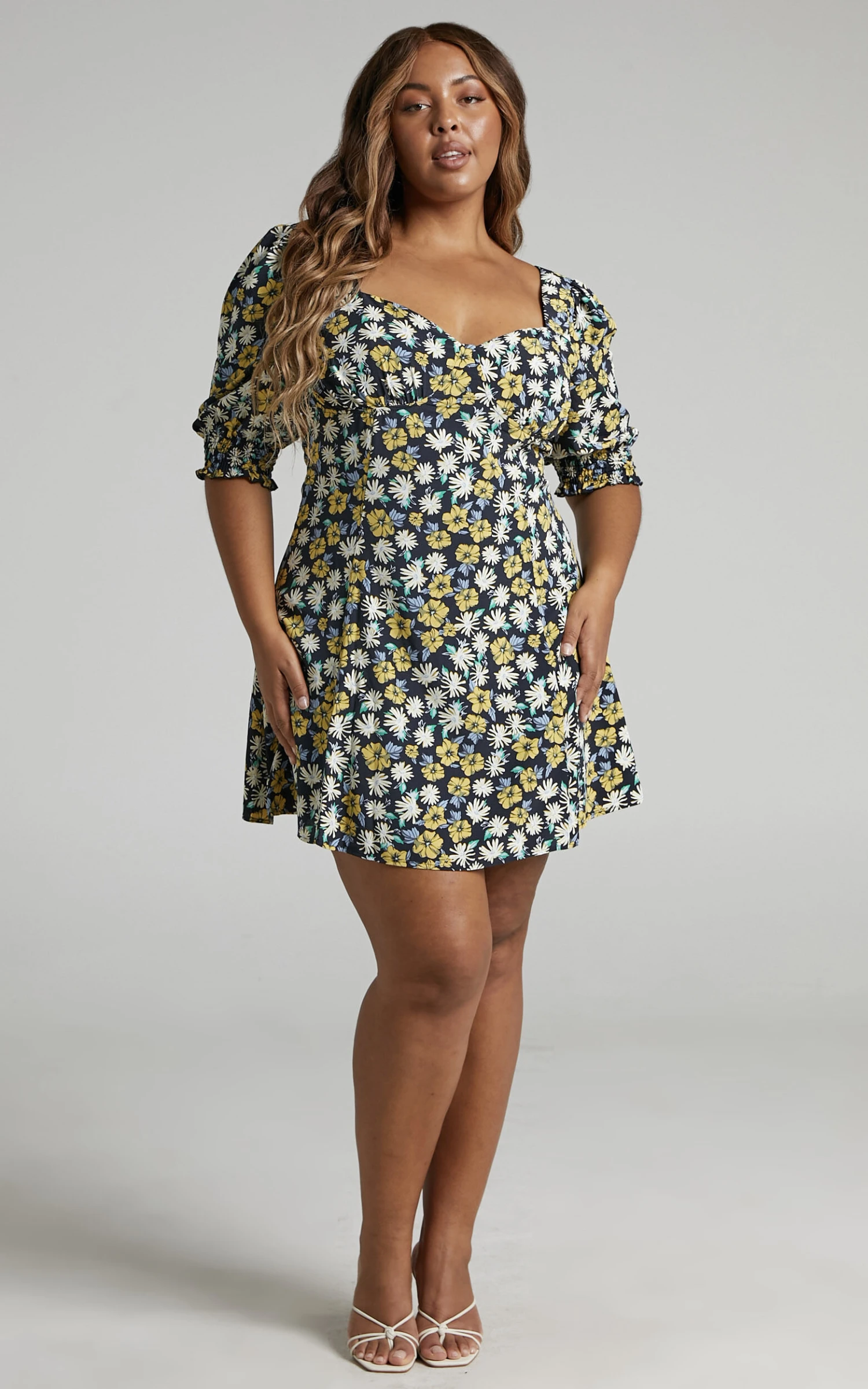 Showpo Jhazel Puff Sleeve Mini Dress In Black 3 Showpo Jhazel Puff Sleeve Mini Dress In Black - Image 3