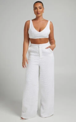 Showpo Adelaide Two Piece Wide Leg Set In White 12 Showpo Adelaide Two Piece Wide Leg Set In White -Showpo Women's Clothing Store 2 Mikayla x Sarah x Anthony 23.12.2173281