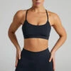 Showpo Vienna Strappy Sports Bra In Black