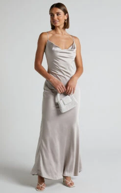 Showpo Lunaria Cowl Mermaid Maxi Slip Dress In Champagne 10 Showpo Lunaria Cowl Mermaid Maxi Slip Dress In Champagne -Showpo Women's Clothing Store 2 Lunaria Cowl Mermaid Maxi Slip Dress in Champagne