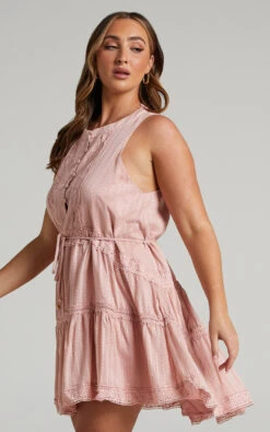 Showpo Scotty Button Up Broderie Mini Dress In Dusty Pink 12 Showpo Scotty Button Up Broderie Mini Dress In Dusty Pink -Showpo Women's Clothing Store 3.Scotty Button Up Mini Dress in Dusty Pink 2528SD21080093032529 5