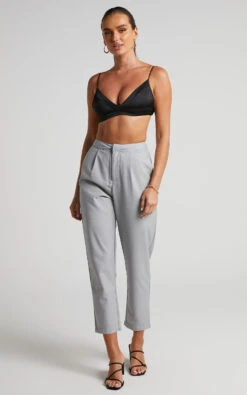 Showpo Damika Pants - High Waist Cropped Pin Tuck Pants In Light Grey 12 Showpo Damika Pants - High Waist Cropped Pin Tuck Pants In Light Grey -Showpo Women's Clothing Store 3 Damika Cropped Pin Tuck Pants in Light Grey 2528SB21070010042529 2