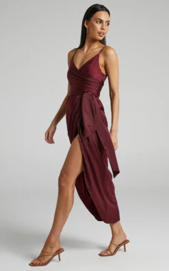 Showpo How Will I Know Dress In Wine 8 Showpo How Will I Know Dress In Wine -Showpo Women's Clothing Store 3 How Will I Know Dress in WINE 3