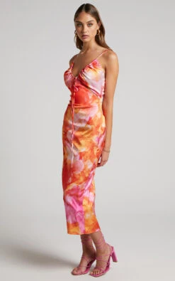 Showpo Kiararah Cut Out Midi Dress In Party Sunrise 10 Showpo Kiararah Cut Out Midi Dress In Party Sunrise -Showpo Women's Clothing Store 3 Kiararah Cut Out Midi Dress in Party Sunrise 2528SD22100024012529 3