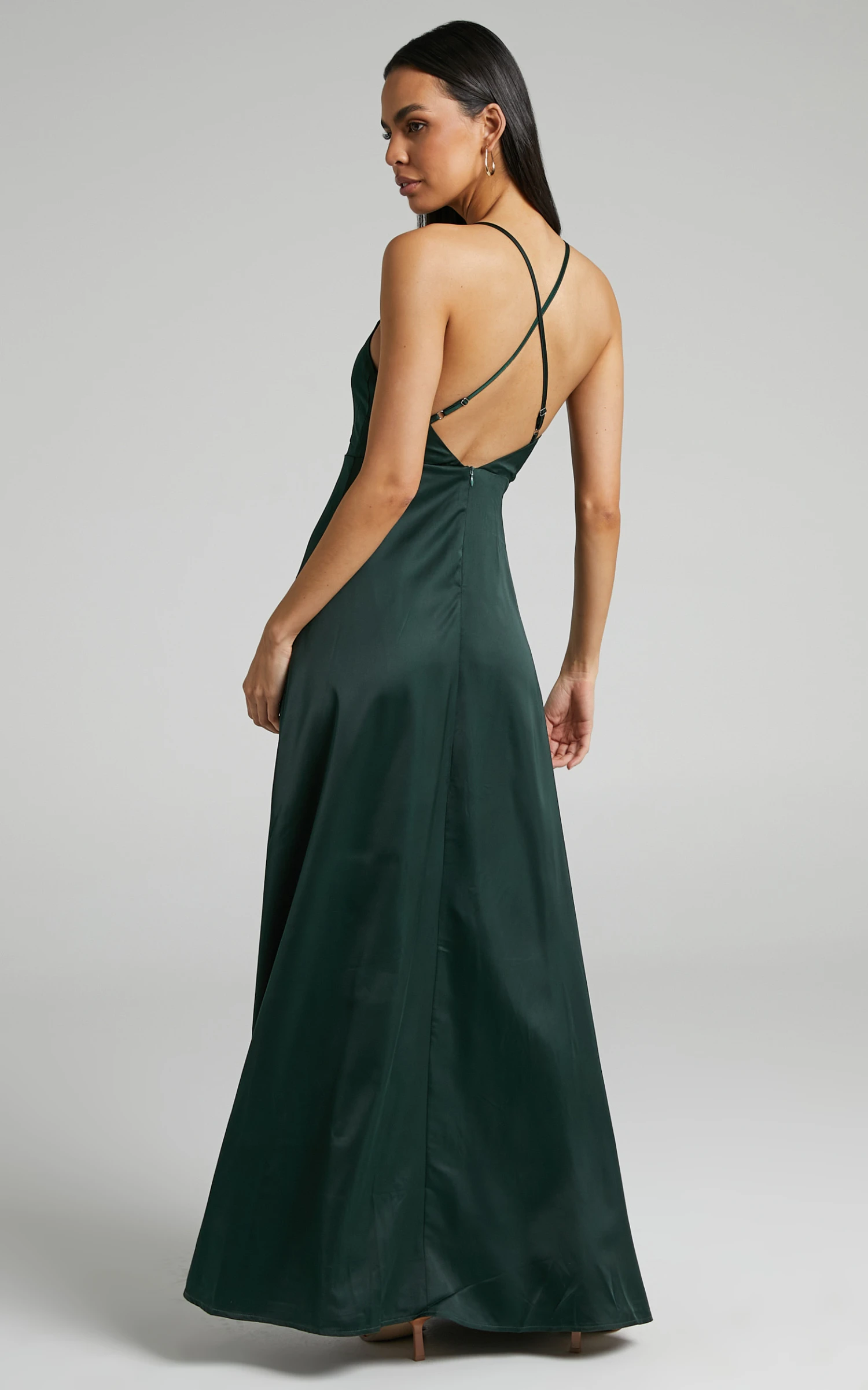 Showpo Will It Be Us Dress In Emerald 6 Showpo Will It Be Us Dress In Emerald - Image 6