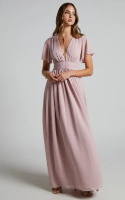Showpo December Empire Waist Maxi Dress In Dusty Pink 15 Showpo December Empire Waist Maxi Dress In Dusty Pink -Showpo Women's Clothing Store 4