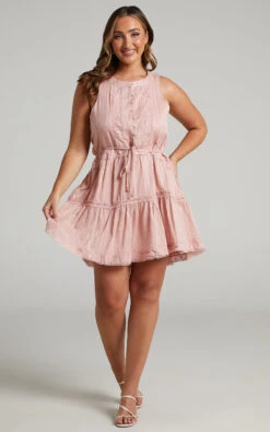 Showpo Scotty Button Up Broderie Mini Dress In Dusty Pink 13 Showpo Scotty Button Up Broderie Mini Dress In Dusty Pink -Showpo Women's Clothing Store 4.Scotty Button Up Mini Dress in Dusty Pink 2528SD21080093032529 3