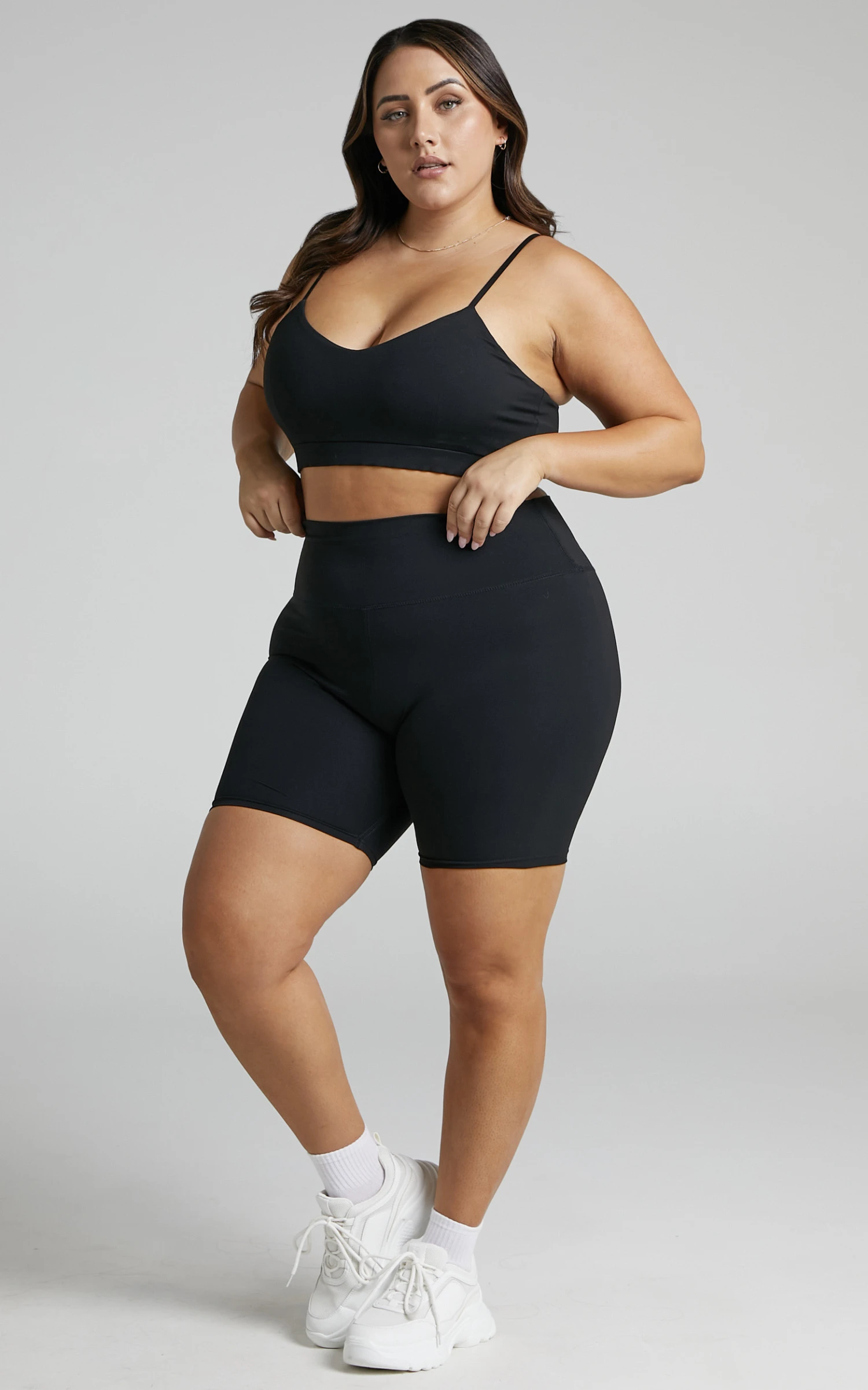 Showpo Thisbe High Waist Bike Short In Black 5 Showpo Thisbe High Waist Bike Short In Black - Image 5