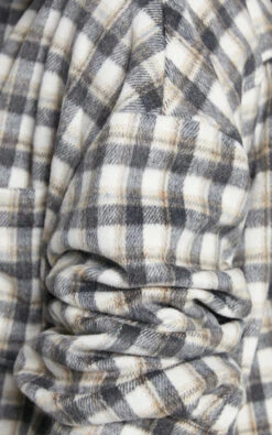 Showpo Aurea Oversized Check Shacket In Black & Grey 11 Showpo Aurea Oversized Check Shacket In Black & Grey -Showpo Women's Clothing Store 4 Aurea CHECK SHACKET in Black Grey 2528SO22020022022529 5