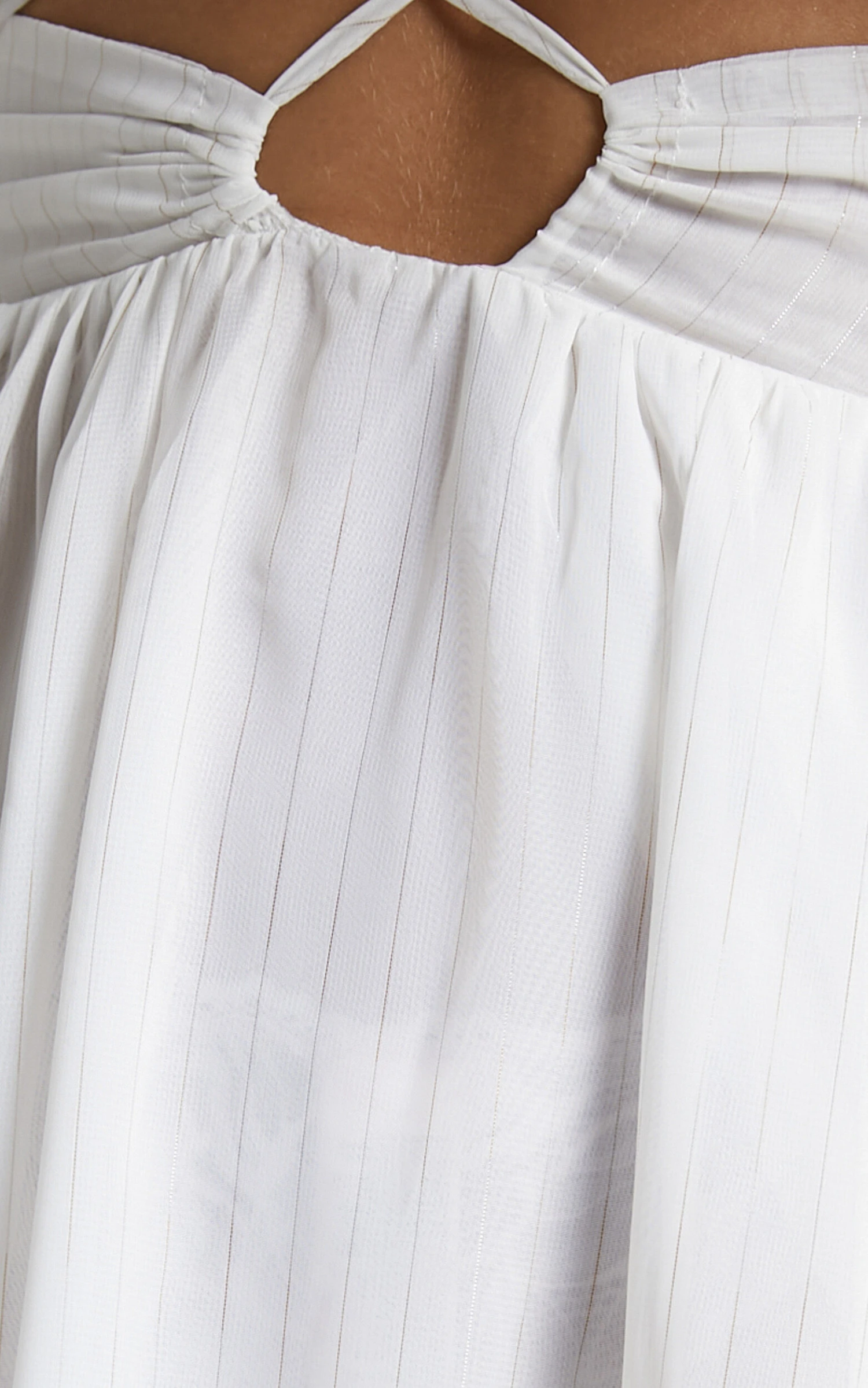 Showpo Chaimbers Twist Halter Neck Maxi Dress In White 5 Showpo Chaimbers Twist Halter Neck Maxi Dress In White - Image 5