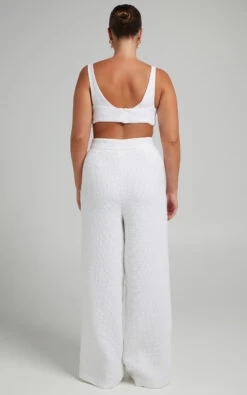 Showpo Adelaide Two Piece Wide Leg Set In White 16 Showpo Adelaide Two Piece Wide Leg Set In White -Showpo Women's Clothing Store 4 Mikayla x Sarah x Anthony 23.12.2173289