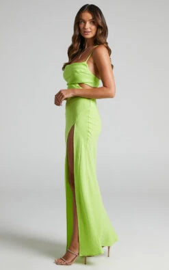Showpo Reviena Cut Out Maxi Dress In Lime 14 Showpo Reviena Cut Out Maxi Dress In Lime -Showpo Women's Clothing Store 4 Reviena Cut Out Maxi Dress in Lime 2528SD22010123032529 5