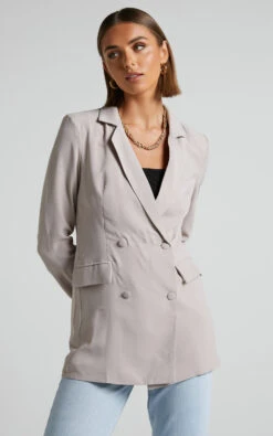 Showpo Quick To Win Blazer In Stone 13 Showpo Quick To Win Blazer In Stone -Showpo Women's Clothing Store 4 Quick To Win Blazer in Stone 5