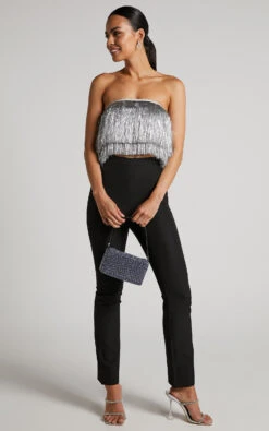 Showpo Andriya Pants - High Waisted Fitted Kick Flare Pants In Black 16 Showpo Andriya Pants - High Waisted Fitted Kick Flare Pants In Black -Showpo Women's Clothing Store 5 4