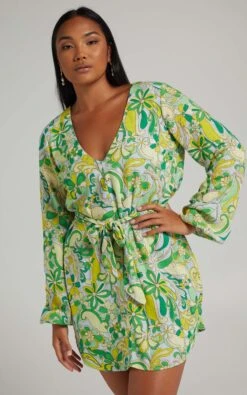 Showpo Gianna Balloon Sleeve Mini Dress In California Dreamin 14 Showpo Gianna Balloon Sleeve Mini Dress In California Dreamin -Showpo Women's Clothing Store 5.RHEANNA X LUCY X ANTHONY 25.11.2151282