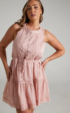 Showpo Scotty Button Up Broderie Mini Dress In Dusty Pink 14 Showpo Scotty Button Up Broderie Mini Dress In Dusty Pink -Showpo Women's Clothing Store 5.Scotty Button Up Mini Dress in Dusty Pink 2528SD21080093032529 10