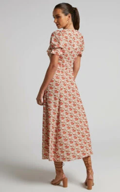 Showpo Adalina Maxi Dress - Short Puff Sleeve Button Down Dress In Pink Floral 12 Showpo Adalina Maxi Dress - Short Puff Sleeve Button Down Dress In Pink Floral -Showpo Women's Clothing Store 5 Adalina Short Puff Sleeve Button Down Maxi Dress in Pink Floral 2528SD22030001022529 4