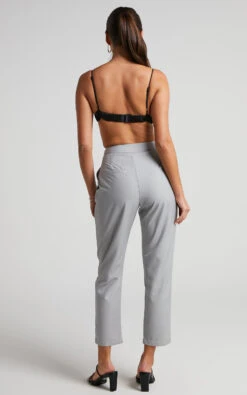 Showpo Damika Pants - High Waist Cropped Pin Tuck Pants In Light Grey 14 Showpo Damika Pants - High Waist Cropped Pin Tuck Pants In Light Grey -Showpo Women's Clothing Store 5 Damika Cropped Pin Tuck Pants in Light Grey 2528SB21070010042529 6