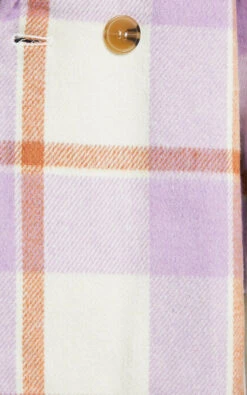 Showpo Mariam Double Breasted Coat In Purple Check -Showpo Women's Clothing Store 5 Mariam CHECK COATIGAN in Mariam Check 2528SO22020020012529 5