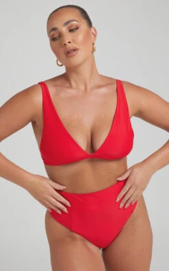Showpo Nami High Waisted Bottom S In Recycled Nylon In Red 14 Showpo Nami High Waisted Bottom S In Recycled Nylon In Red -Showpo Women's Clothing Store 5 Mikayla x Lucy x Anthony 18.10.2117630