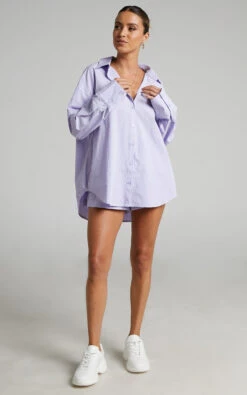 Showpo Terah Shirt In Lilac 12 Showpo Terah Shirt In Lilac -Showpo Women's Clothing Store 5 Terah Shirt in Lilac 2528ST21040010042529 7
