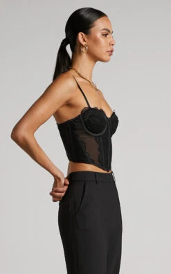 Showpo Zavey Bustier - Lace Corset Bustier In Black 15 Showpo Zavey Bustier - Lace Corset Bustier In Black -Showpo Women's Clothing Store 6 Zavey Lace Corset Bustier in Black 13