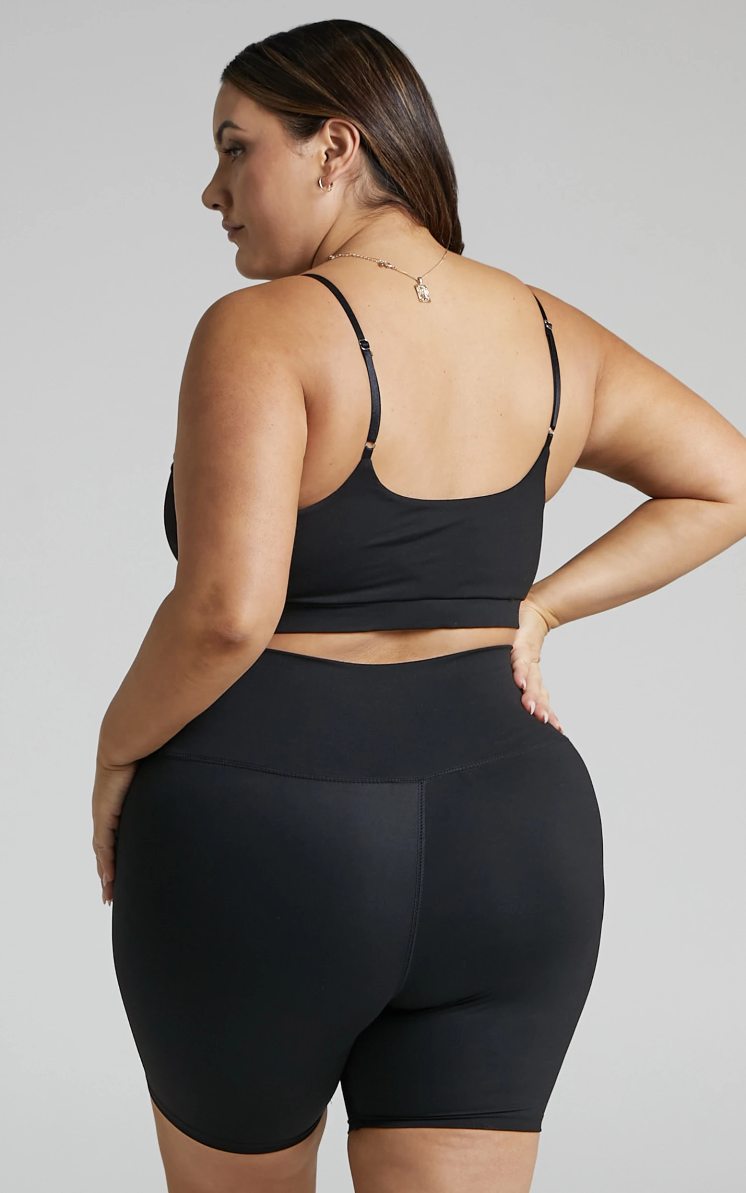 Showpo Thisbe High Waist Bike Short In Black 7 Showpo Thisbe High Waist Bike Short In Black - Image 7