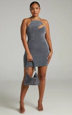 Showpo Emeraude Split Bust Lurex Mini Dress In Black And Silver 15 Showpo Emeraude Split Bust Lurex Mini Dress In Black And Silver -Showpo Women's Clothing Store 6 Emeraude Split Bust Mini Dress in Stretch Lurex in Metallic 2528SD21120011012529 8