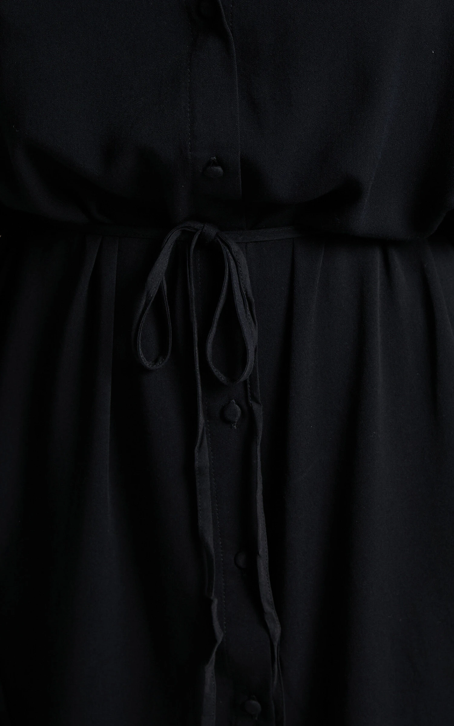 Showpo Wynter Waist Tie Shirt Dress In Black 7 Showpo Wynter Waist Tie Shirt Dress In Black - Image 7