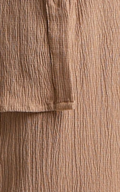 Showpo Isabeau Trousers - Mid Rise Relaxed Box Pleat Tailored Trousers In Mocha 13 Showpo Isabeau Trousers - Mid Rise Relaxed Box Pleat Tailored Trousers In Mocha -Showpo Women's Clothing Store 6 fabiric