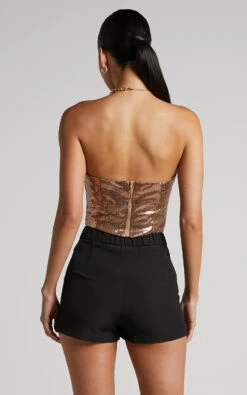 Showpo Andriya Skort - Ring Detail Split Mini Skort In Black 16 Showpo Andriya Skort - Ring Detail Split Mini Skort In Black -Showpo Women's Clothing Store 7 6