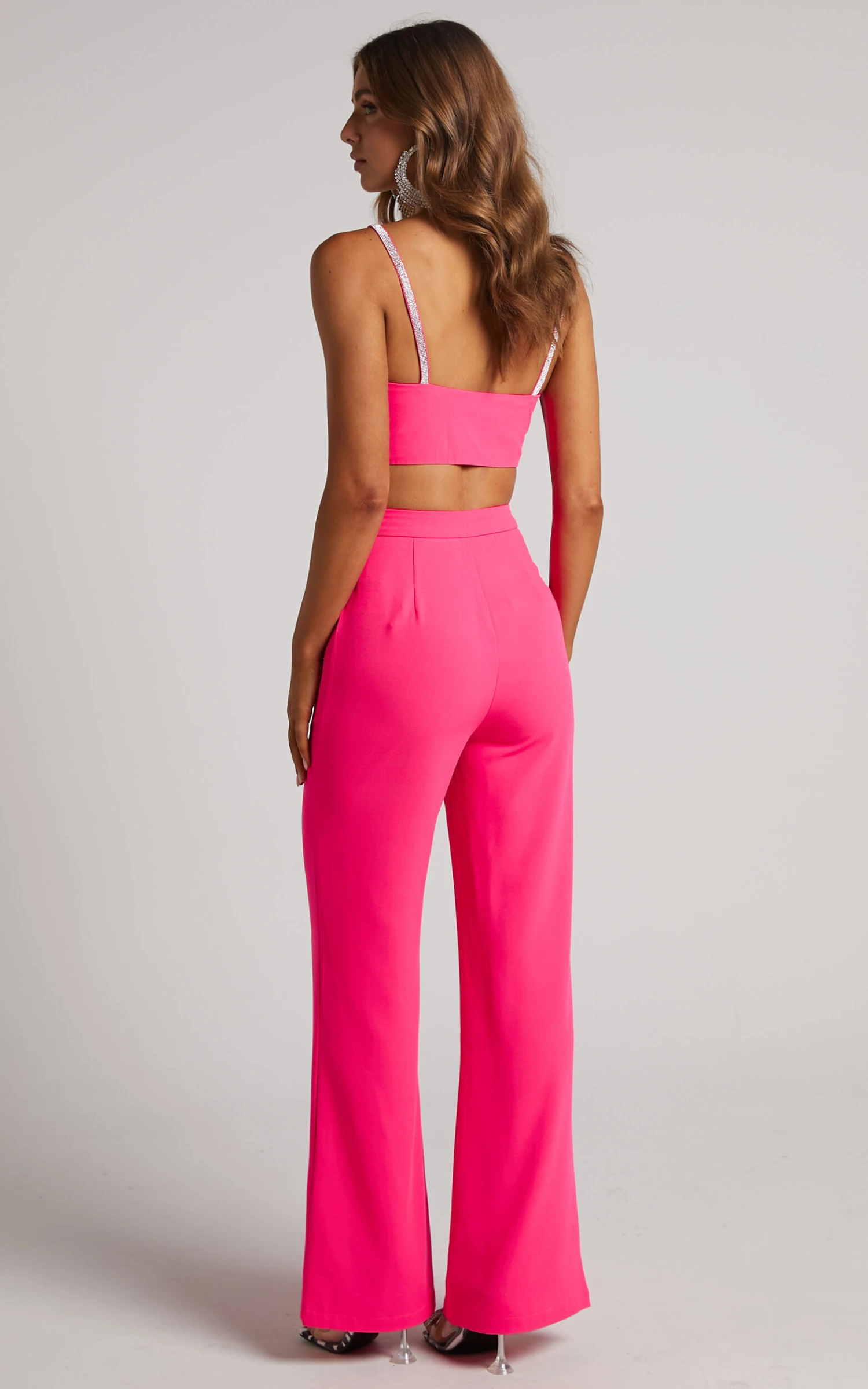 Showpo Kimmay Pants - High Waisted Tailored Straight Leg Pants In Hot Pink 8 Showpo Kimmay Pants - High Waisted Tailored Straight Leg Pants In Hot Pink - Image 8
