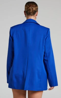Showpo Sharmiel Plunge Neck Oversized Longline Blazer In Cobalt Blue 15 Showpo Sharmiel Plunge Neck Oversized Longline Blazer In Cobalt Blue -Showpo Women's Clothing Store 7.Sharmiel Plunge Neck Longline Blazer in Cobalt 2528SO22020001012529 5