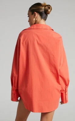 Showpo Terah Shirt In Oxy Fire -Showpo Women's Clothing Store 7 Terah Shirt in Oxy Red 2528ST21040010062529 15