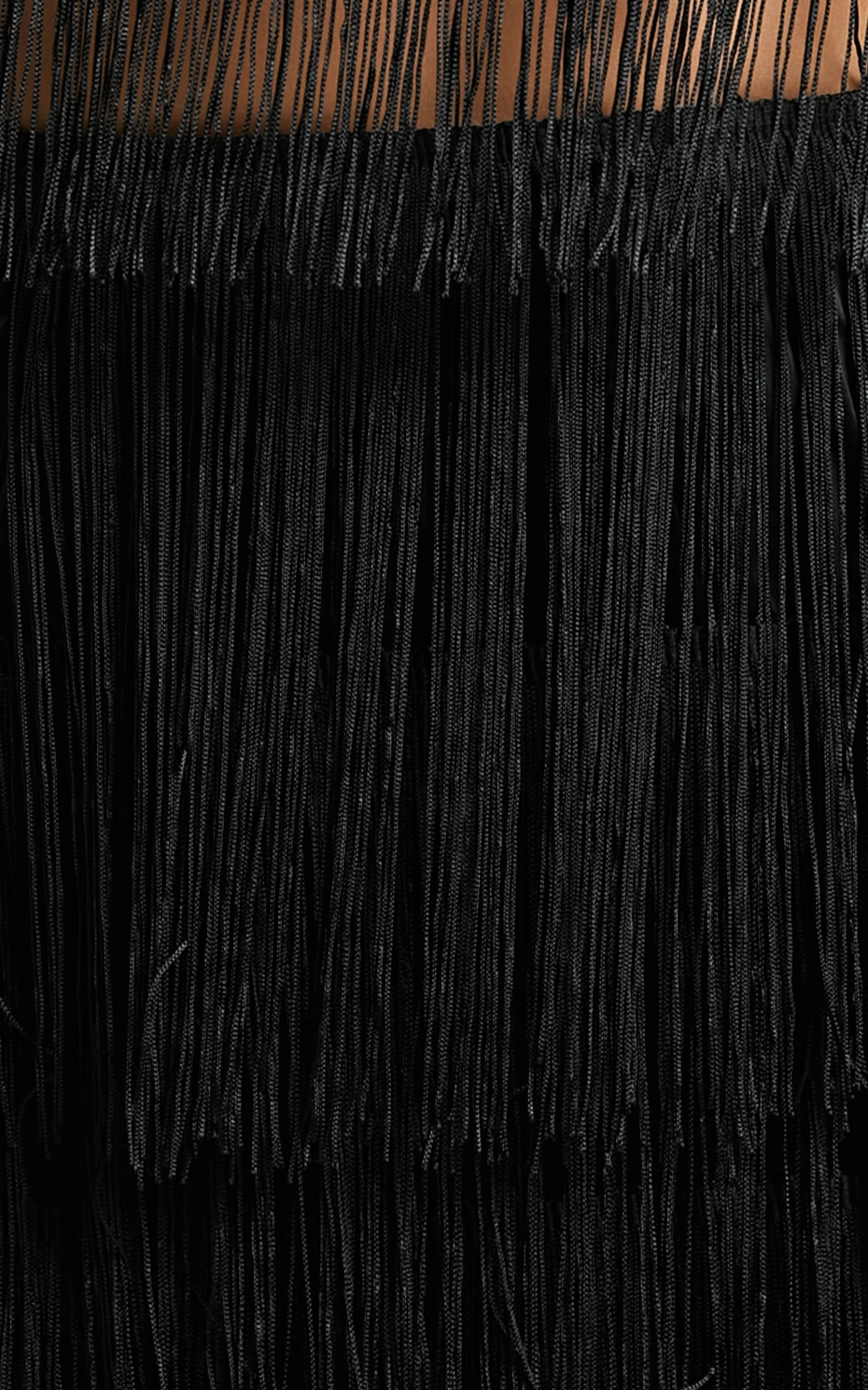 Showpo Amalee Fringe Strapless Crop Top And Midi Skirt Two Piece Set In Black 8 Showpo Amalee Fringe Strapless Crop Top And Midi Skirt Two Piece Set In Black - Image 8