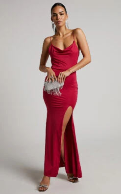 Showpo Tasteful Dress In Berry 15 Showpo Tasteful Dress In Berry -Showpo Women's Clothing Store 8 Tasteful Dress in Wine 8