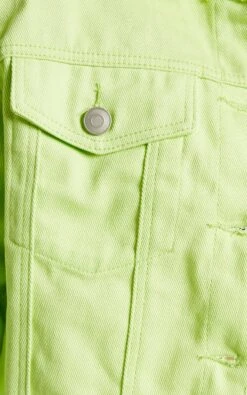 Showpo Eerika Denim Jacket In Lime 17 Showpo Eerika Denim Jacket In Lime -Showpo Women's Clothing Store 8 Eerika Denim Jacket in Lime 2528SO21030001042529 11