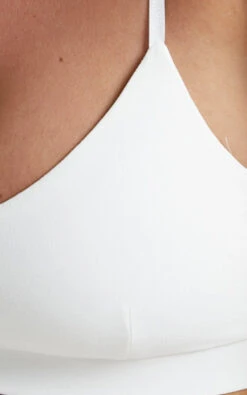 Showpo Orochie Scoop Neck Bralette In White 13 Showpo Orochie Scoop Neck Bralette In White -Showpo Women's Clothing Store 8 fabric Orochie fine strap bralette in White