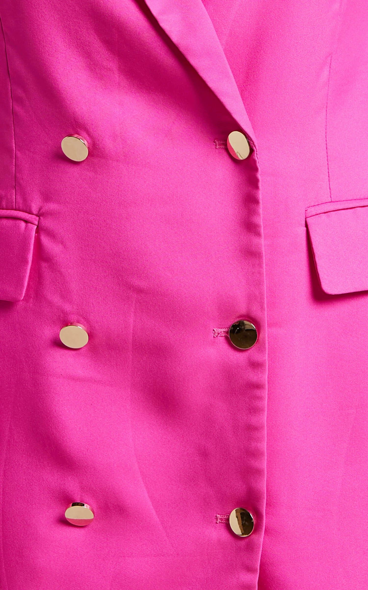 Showpo Nathany Double Breasted Blazer Mini Dress In Hot Pink 9 Showpo Nathany Double Breasted Blazer Mini Dress In Hot Pink - Image 9