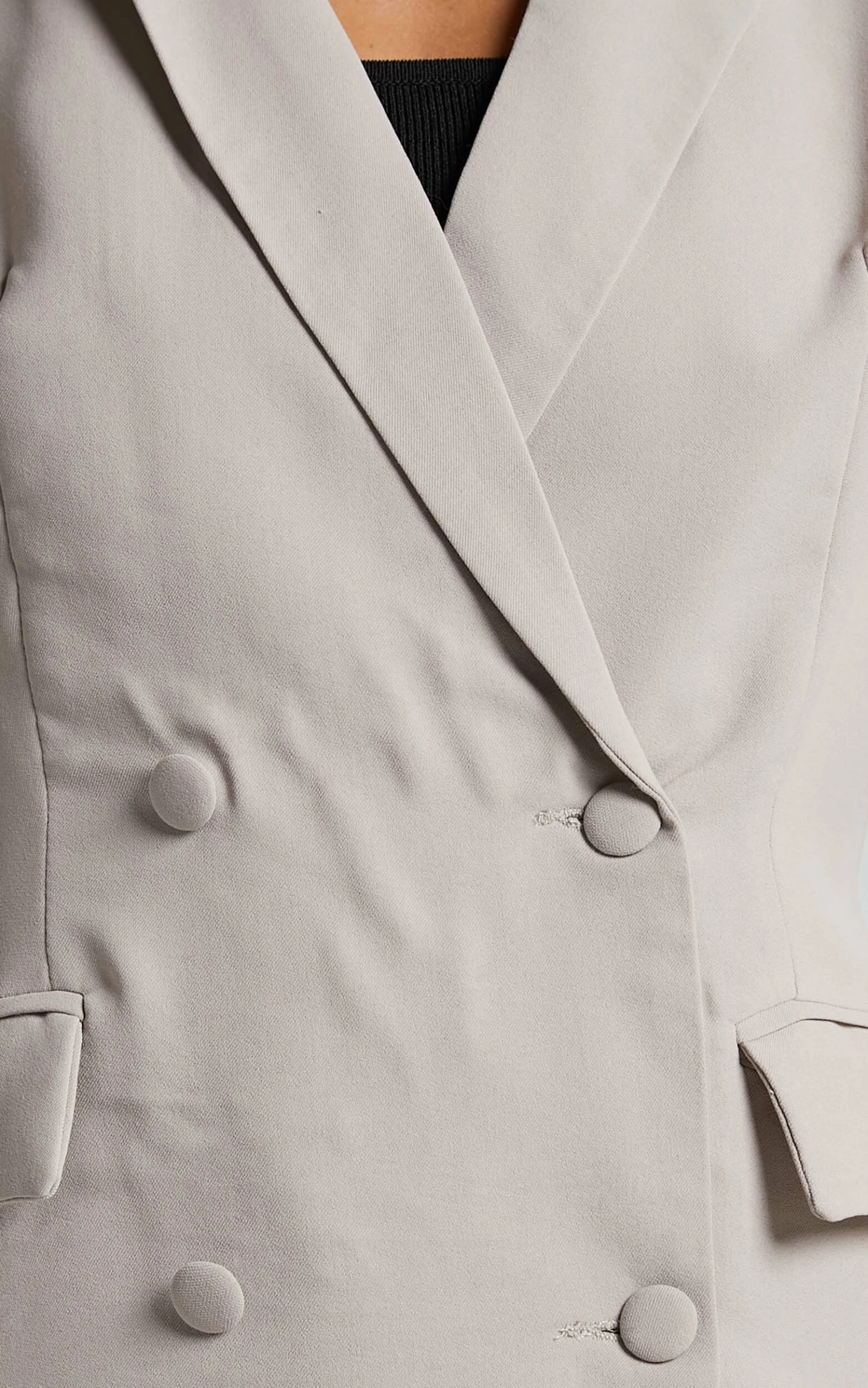 Showpo Quick To Win Blazer In Stone 9 Showpo Quick To Win Blazer In Stone - Image 9